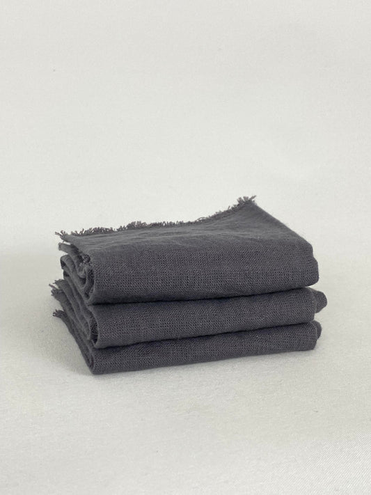 Linneservett antracit