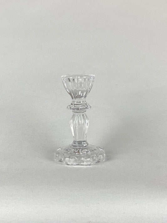 Ljusstake i glas låg