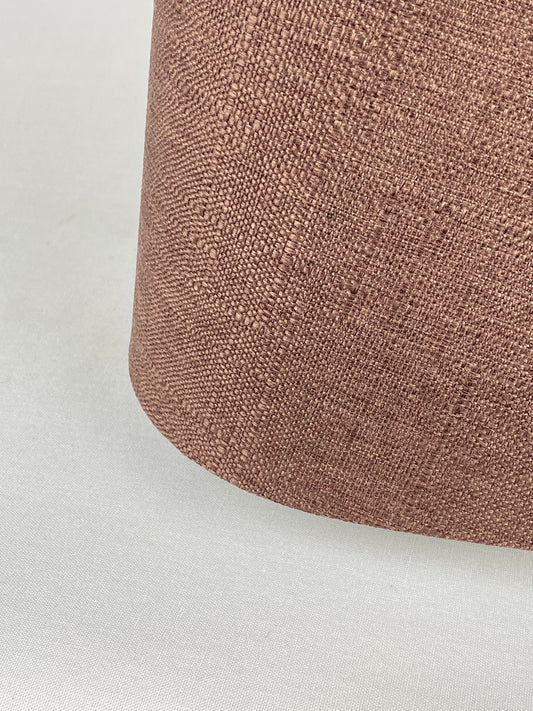 Lampskärm oval mörk ljung