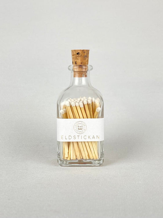 Tändstickor i flaska ELDSTICKAN Vit
