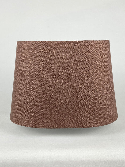 Lampskärm oval mörk ljung