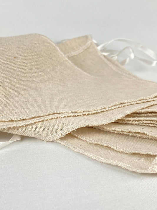 Vimpelspel linne beige