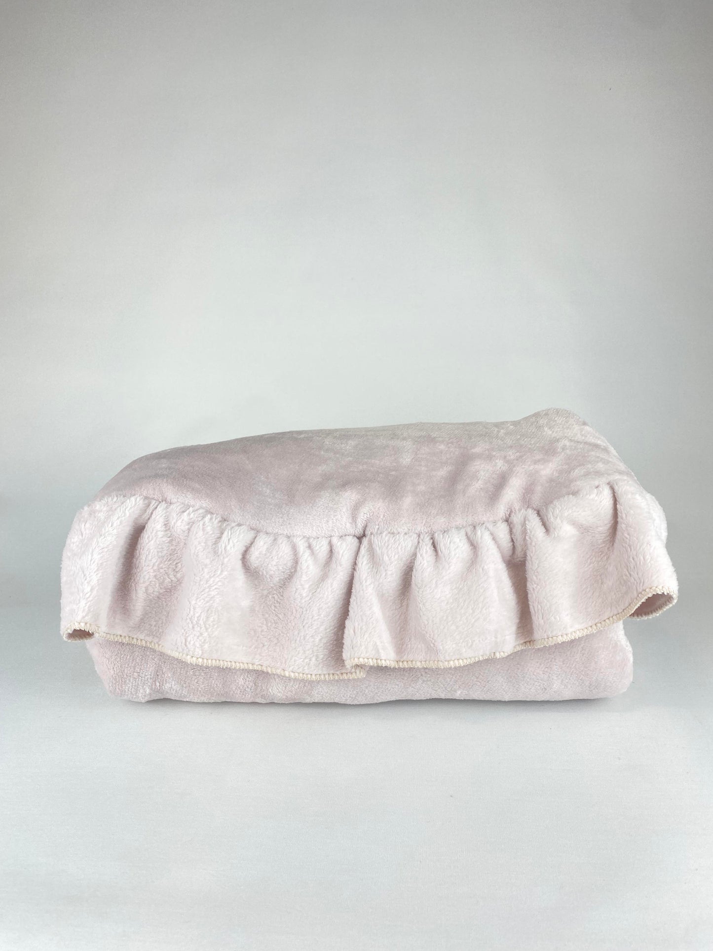 Lekmatta med volang, rosa