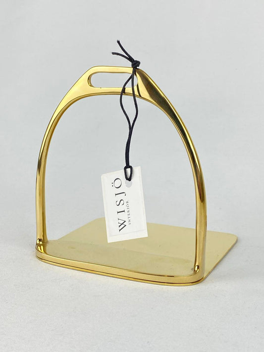 Bokstöd mässing stigbygel, set om 2