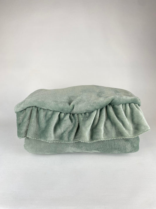 Lekmatta med volang, grön