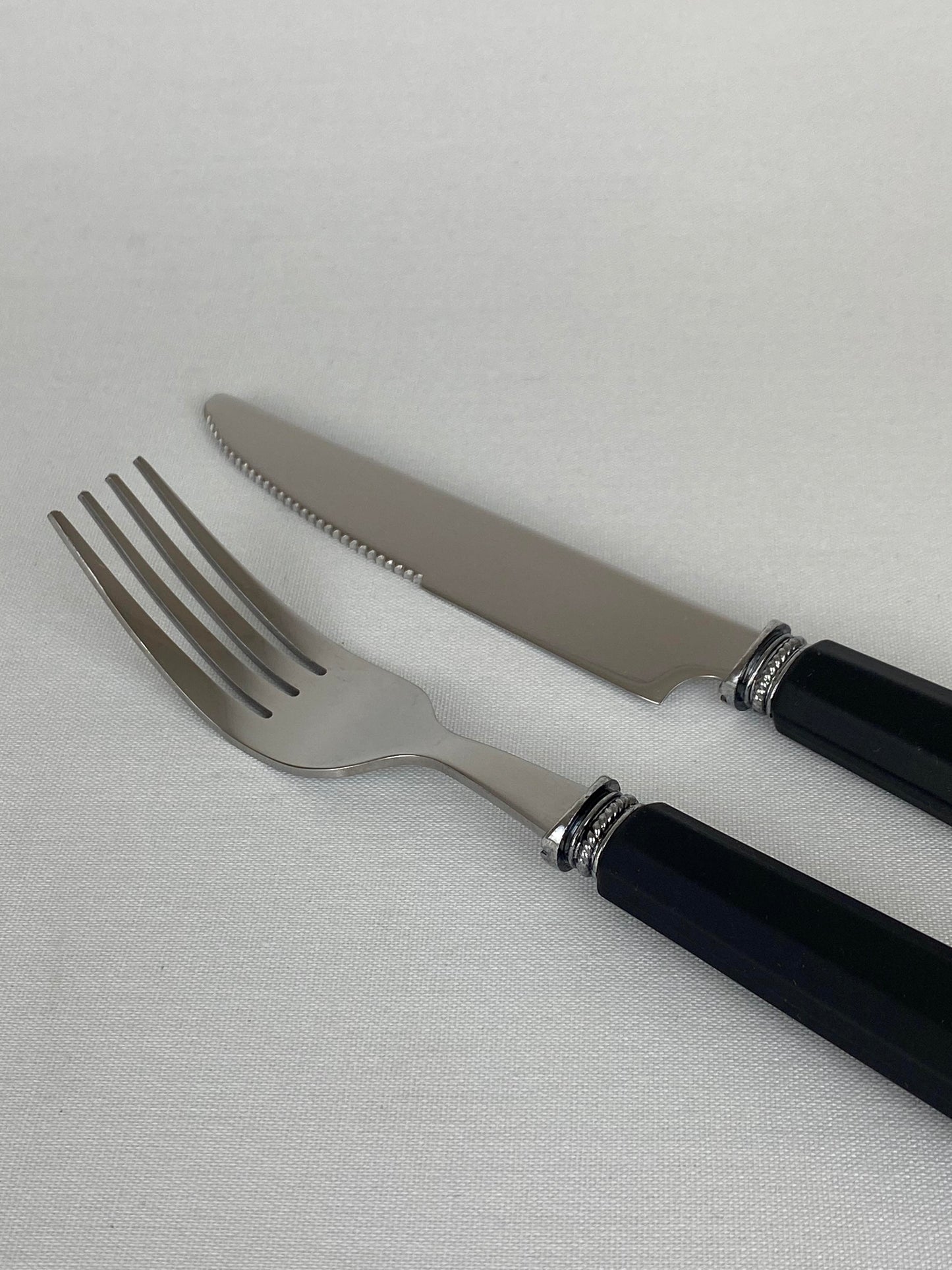 Bestickset 24 delar svart