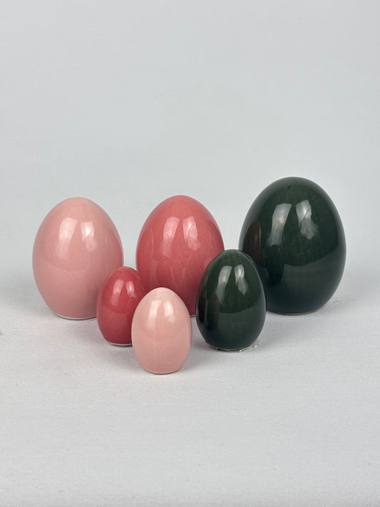 Dekorationsägg flera färger och storlekar