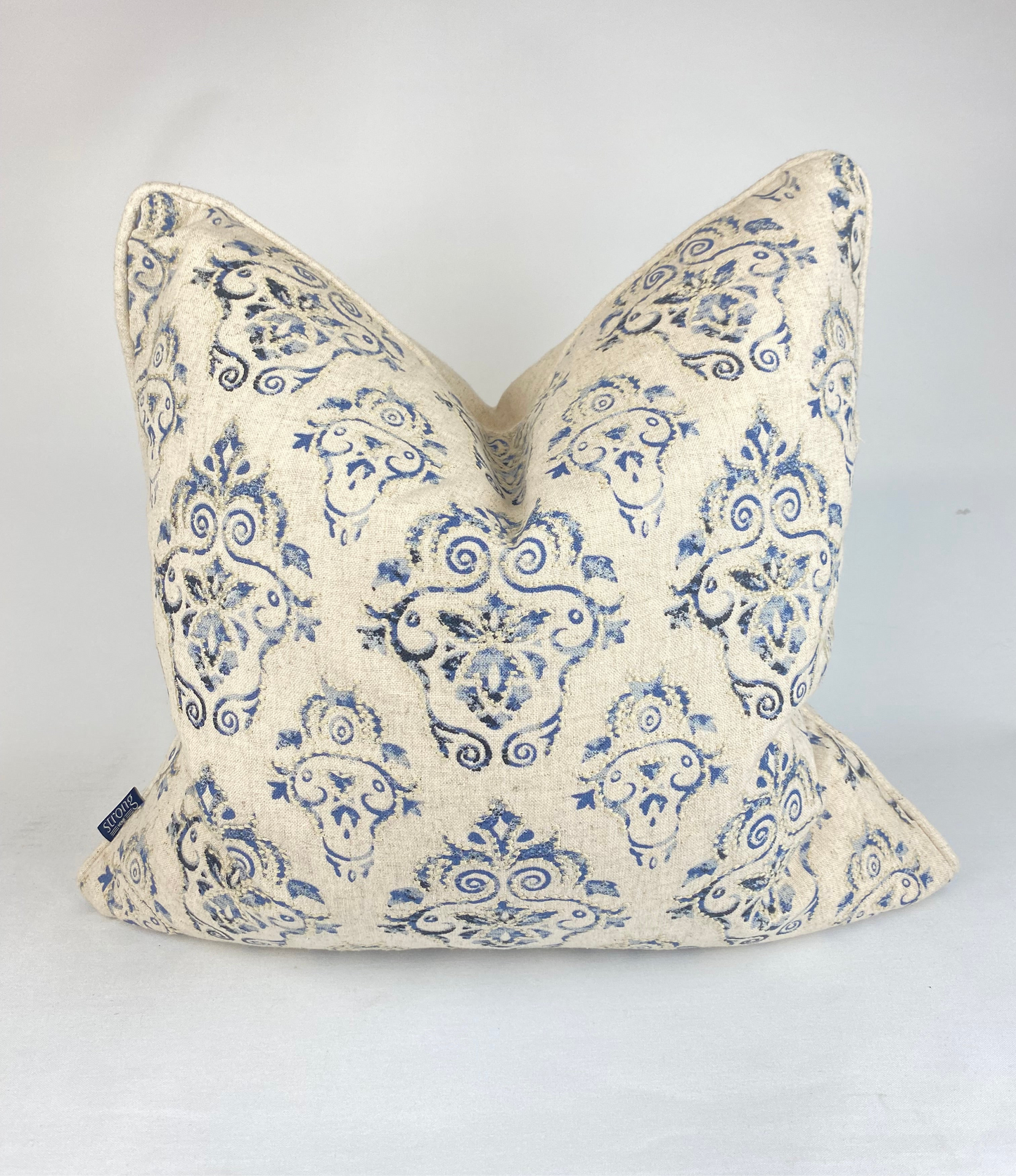 Kuddfodral Indigo Ornament - Strong Home