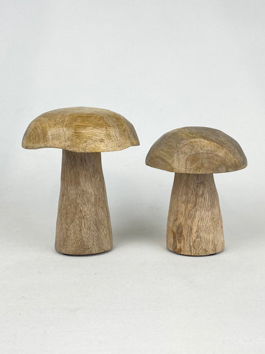 Dekorationssvamp trä stor