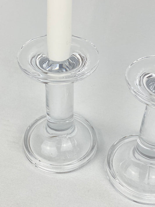 Ljusstake glas retro