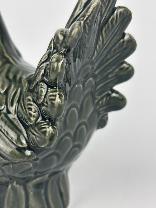 Dekorationshöna/tupp grön