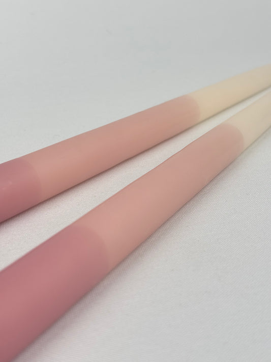 Ljus vit/rosa gradering