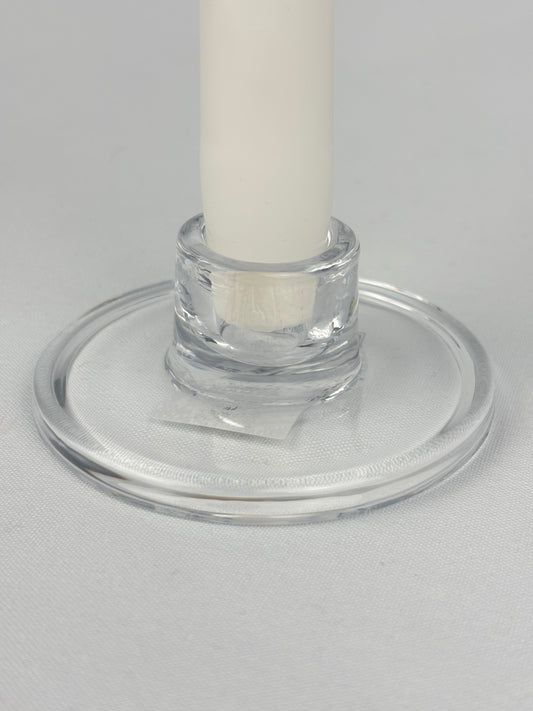 Ljusstake glas diskret