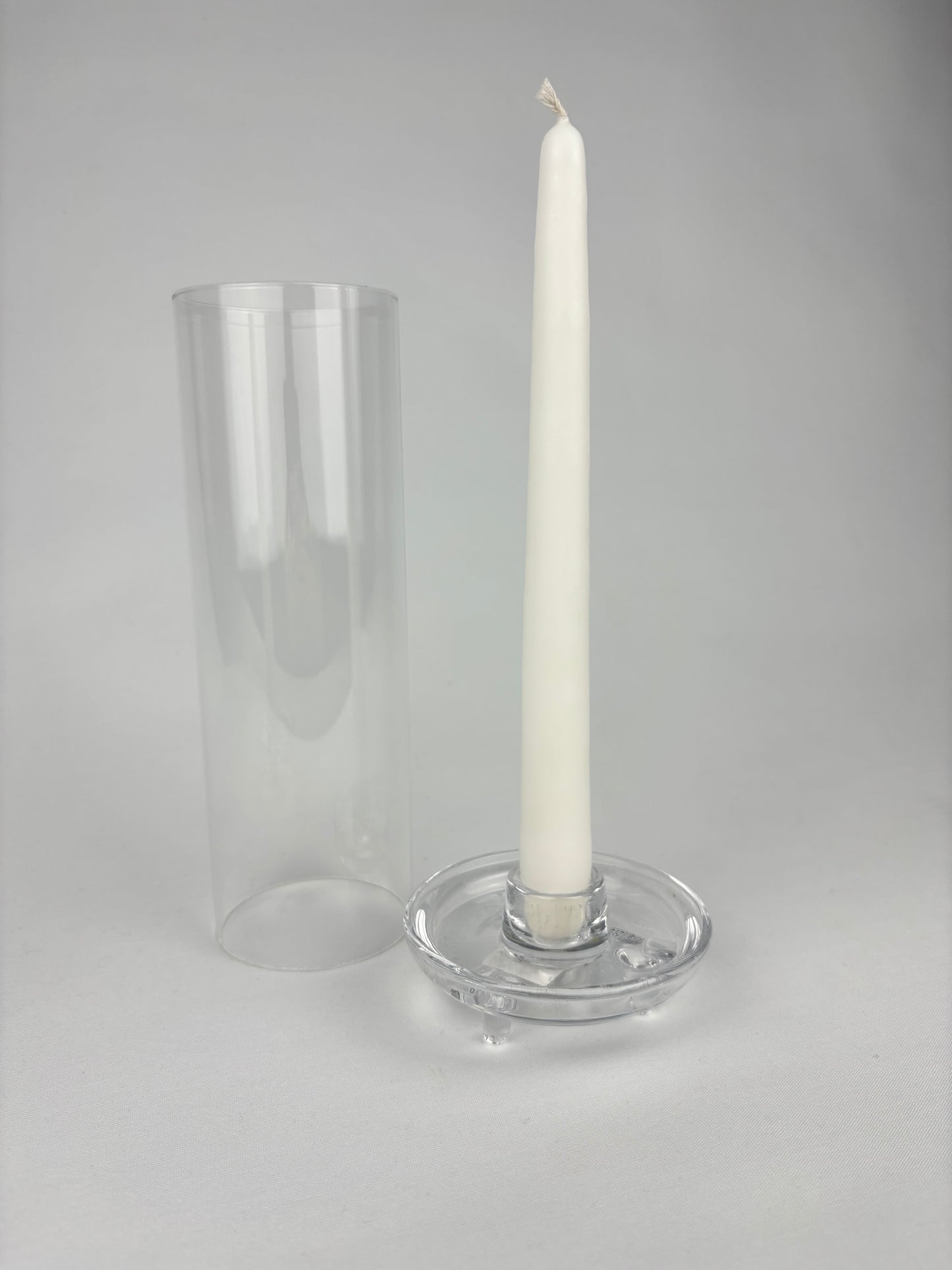 Ljusstake med stormglas