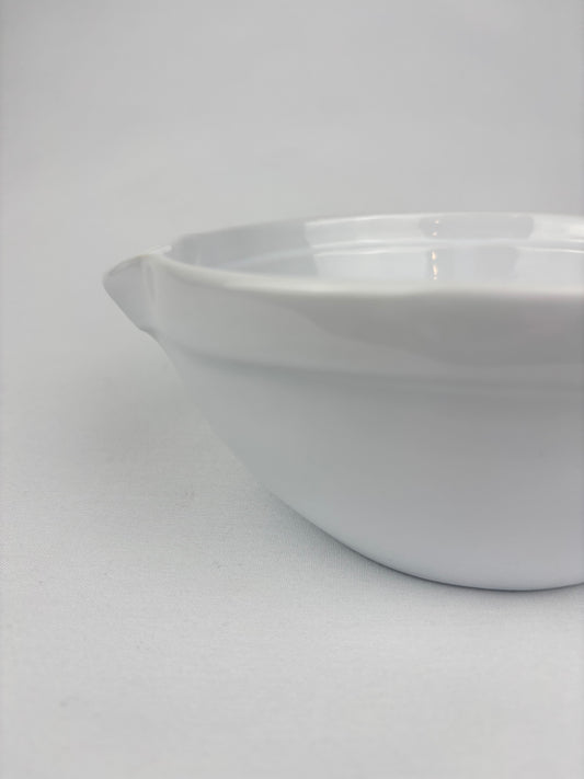 Skål med pip vit liten