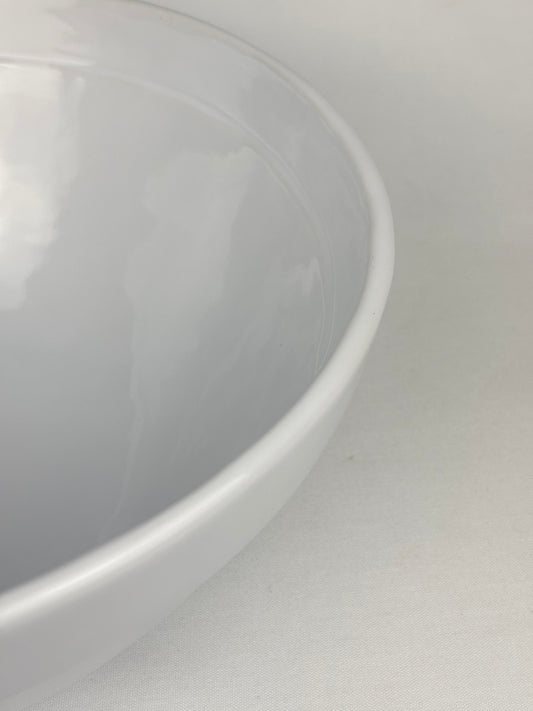 Skål med pip vit stor