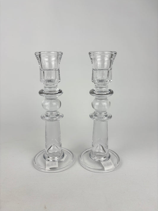 Ljusstake glas robust