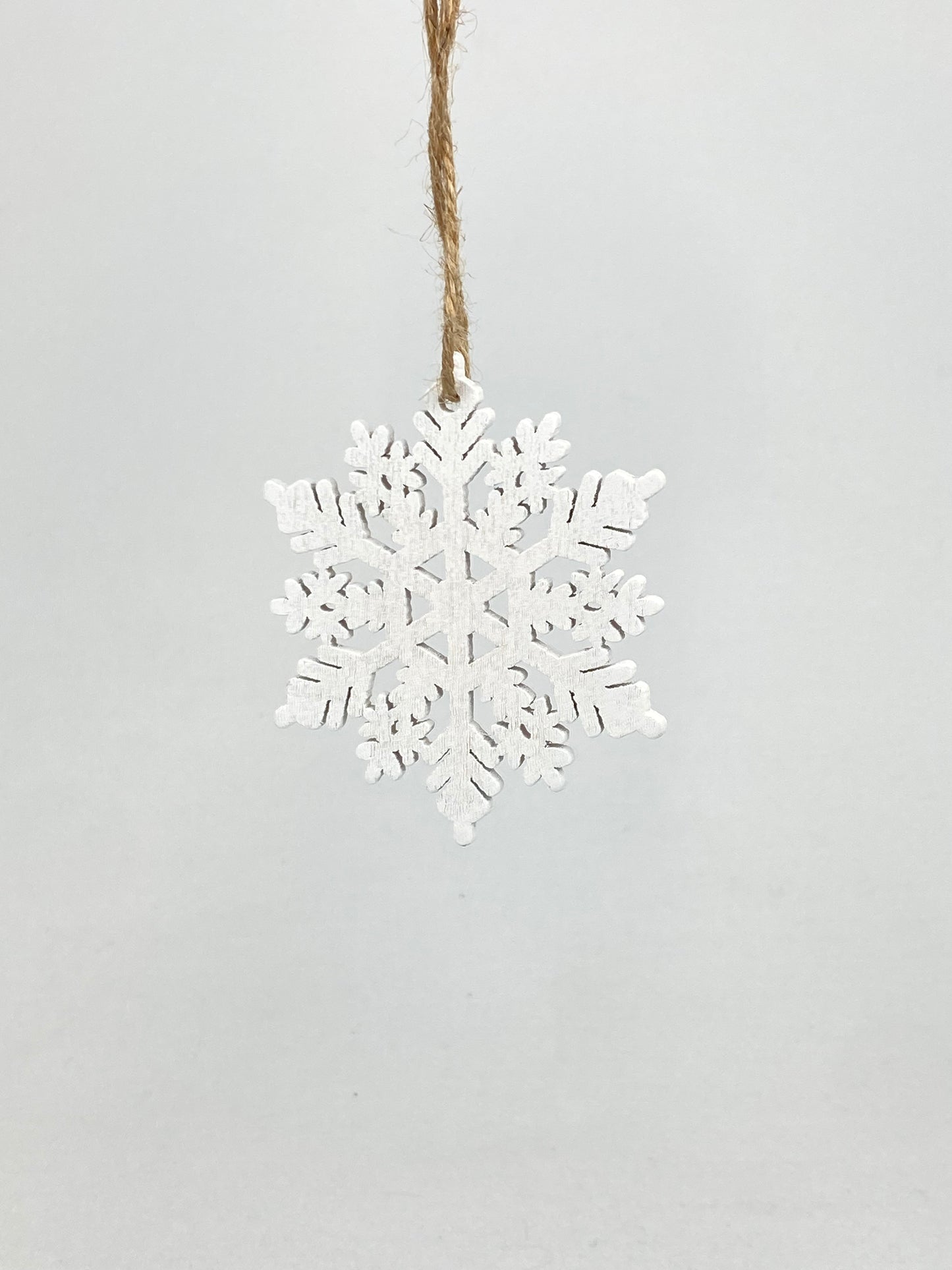 Snöflinga hänge vit
