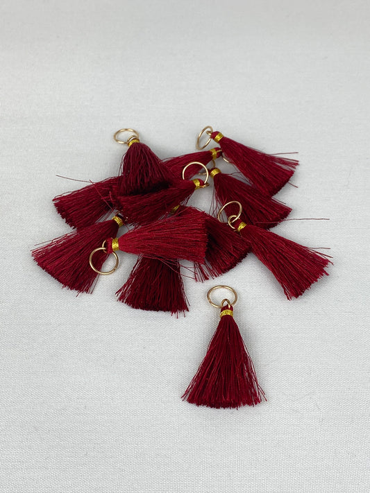 Tassel lux röd handgjord 12st/fp