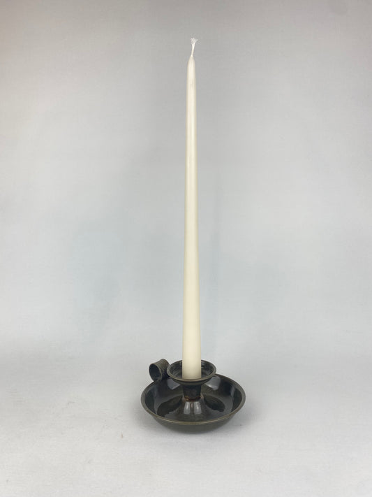 Ljusstake olivgrön emalj