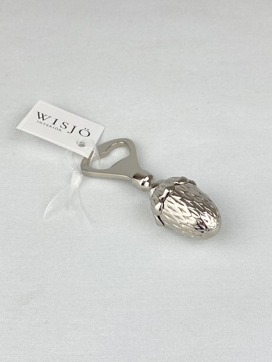 Kapsylöppnare ekollon i förnicklad mässing - Gusums Messing