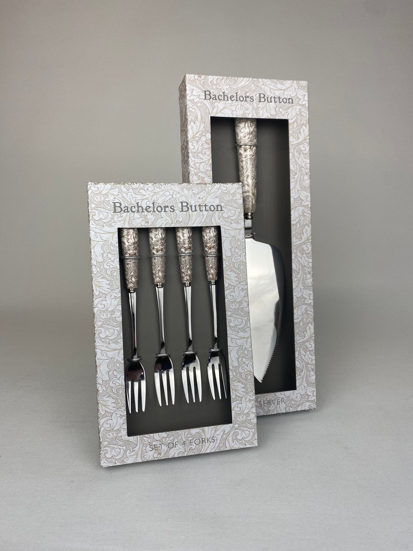 Dessertgaffel set om 4 - William Morris Batchelors Button