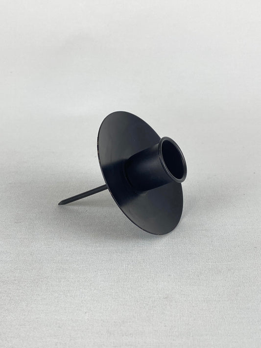 Ljushållare stick metall svart