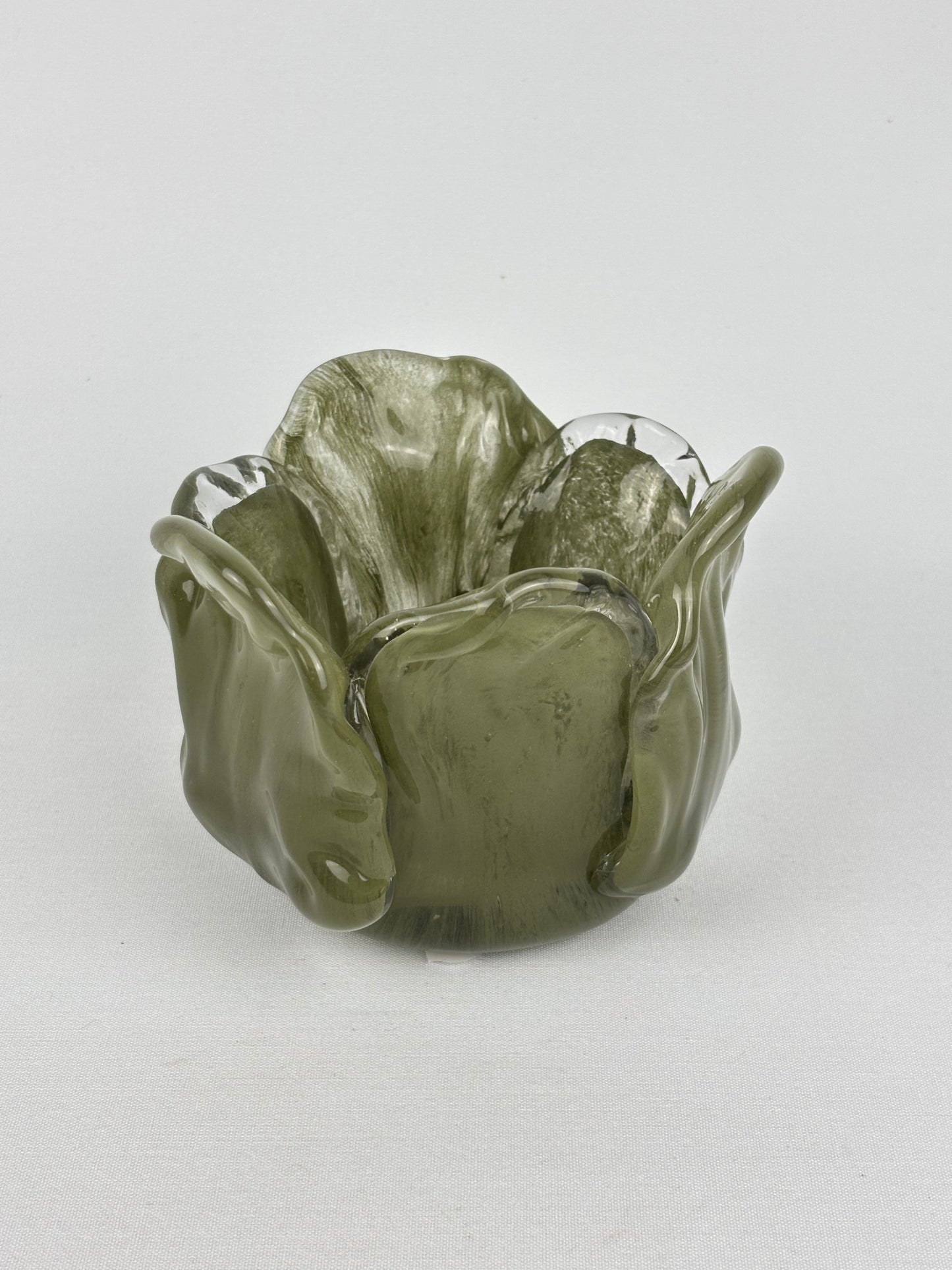 Ljuslykta robust grönt glas