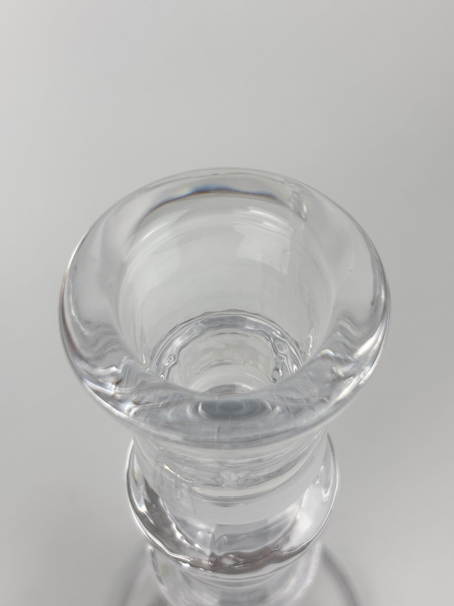 Ljusstake glas robust