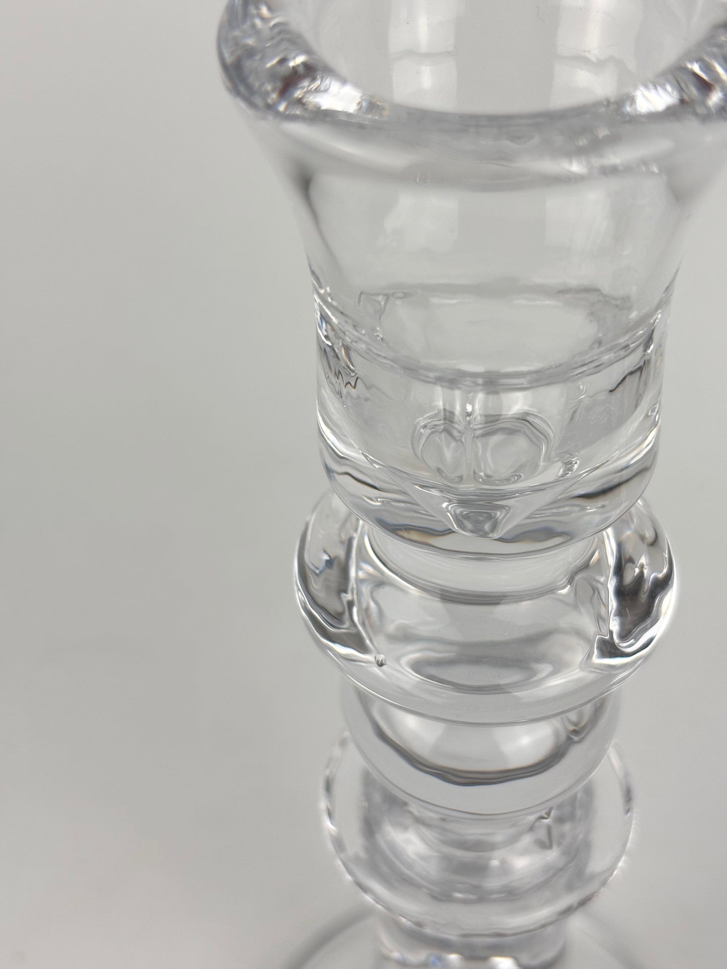 Ljusstake glas robust